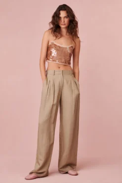 Women LoveShackFancy Adams Everyday Tailored Pant