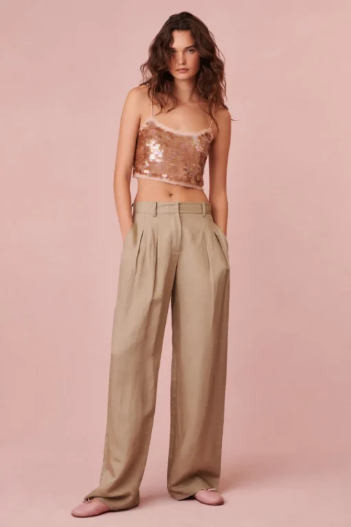 Women LoveShackFancy Adams Everyday Tailored Pant