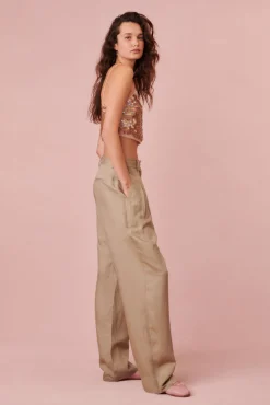 Women LoveShackFancy Adams Everyday Tailored Pant