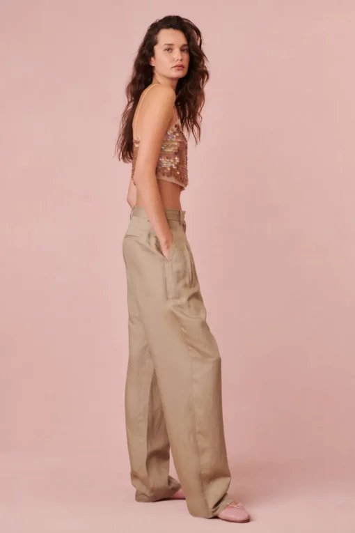 Women LoveShackFancy Adams Everyday Tailored Pant
