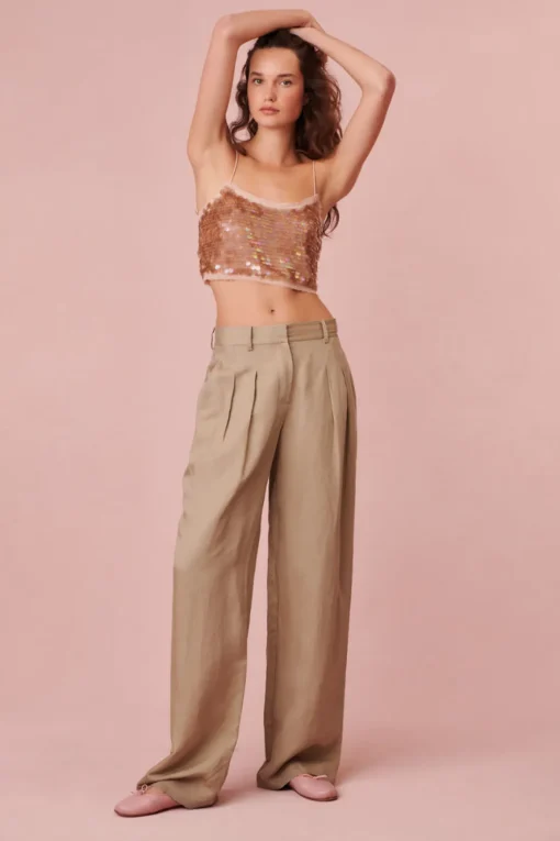 Women LoveShackFancy Adams Everyday Tailored Pant