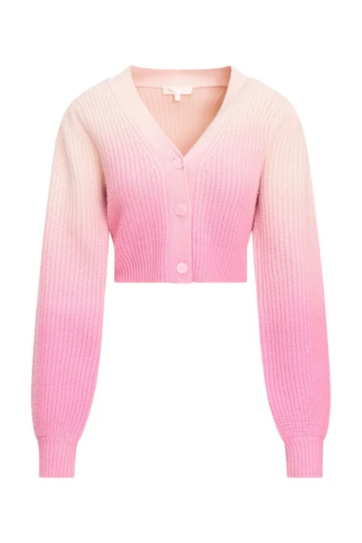 Women LoveShackFancy Avignon Dip-Dyed Ombré Crop Cardigan