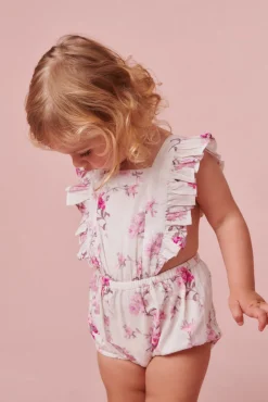 LoveShackFancy Baby Cantara Floral Pinafore