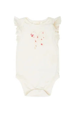 LoveShackFancy Baby Marietta Bow Onesie