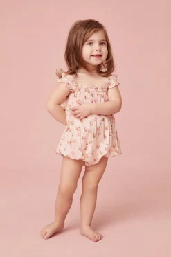 LoveShackFancy Baby Nadiana Ruffle Pinafore