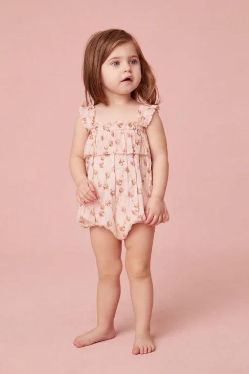 LoveShackFancy Baby Nadiana Ruffle Pinafore