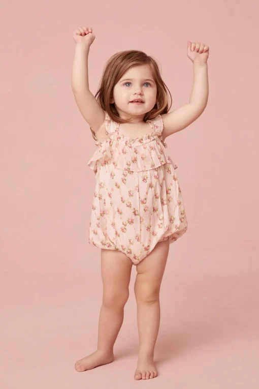 LoveShackFancy Baby Nadiana Ruffle Pinafore