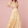 Women LoveShackFancy Banti Floral Maxi Skirt