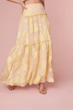 Women LoveShackFancy Banti Floral Maxi Skirt