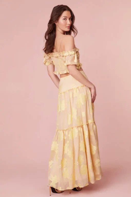 Women LoveShackFancy Banti Floral Maxi Skirt