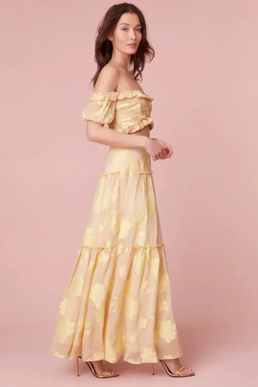 Women LoveShackFancy Banti Floral Maxi Skirt
