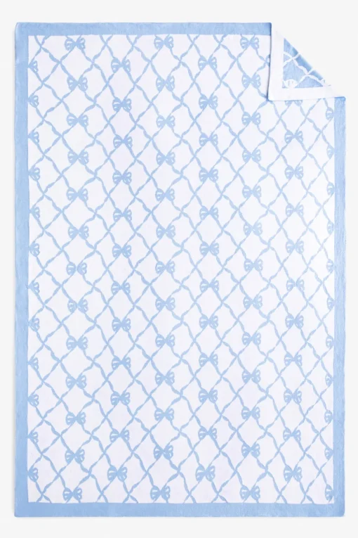 LoveShackFancy Bow Throw Blanket