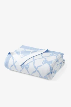 LoveShackFancy Bow Throw Blanket