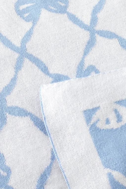 LoveShackFancy Bow Throw Blanket