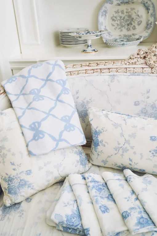 LoveShackFancy Bow Throw Blanket