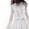 Women LoveShackFancy Brightlin Eyelet Blouse