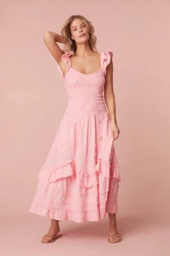 Women LoveShackFancy Brin Cotton Maxi Dress
