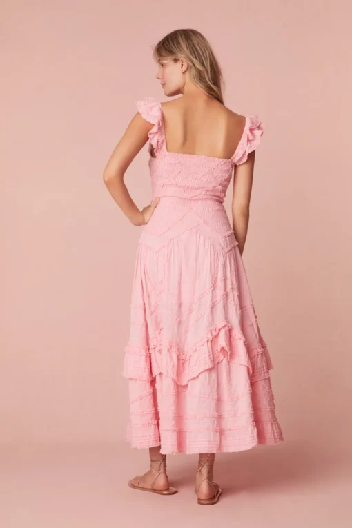 Women LoveShackFancy Brin Cotton Maxi Dress