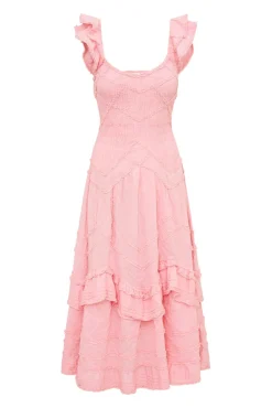 Women LoveShackFancy Brin Cotton Maxi Dress