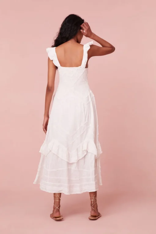 Women LoveShackFancy Brin Cotton Maxi Dress