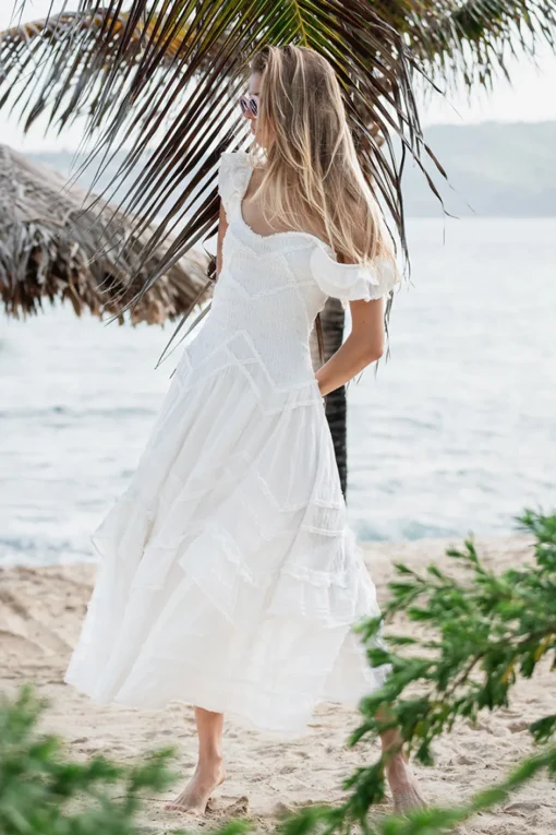 Women LoveShackFancy Brin Cotton Maxi Dress
