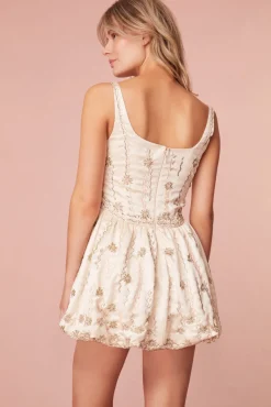 Women LoveShackFancy Brookhaven Bodice Bubble Luxe Dress
