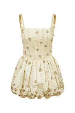 Women LoveShackFancy Brookhaven Bodice Bubble Luxe Dress