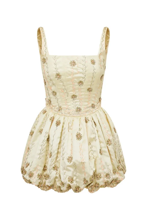 Women LoveShackFancy Brookhaven Bodice Bubble Luxe Dress