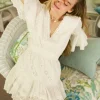 Women LoveShackFancy Calamina Lace Mini Dress