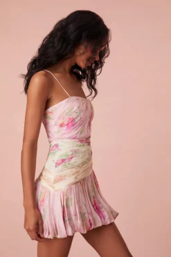 Women LoveShackFancy Camonete Floral Party Mini Dress
