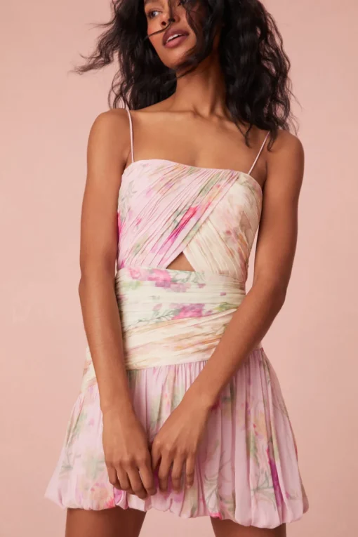 Women LoveShackFancy Camonete Floral Party Mini Dress