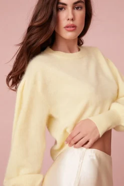 Women LoveShackFancy Candela Cashmere Pullover