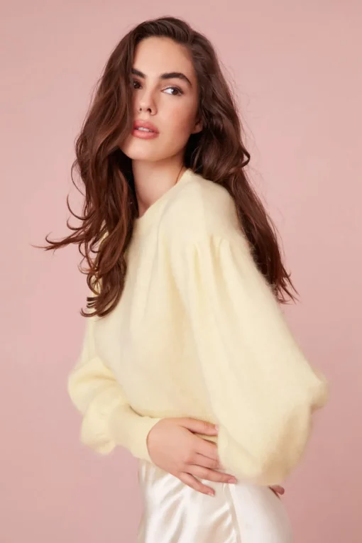 Women LoveShackFancy Candela Cashmere Pullover