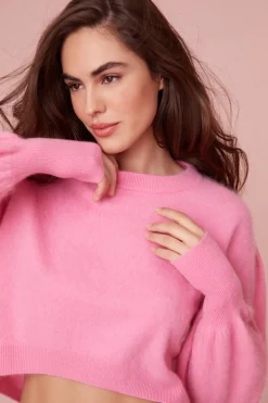 Women LoveShackFancy Candela Cashmere Pullover