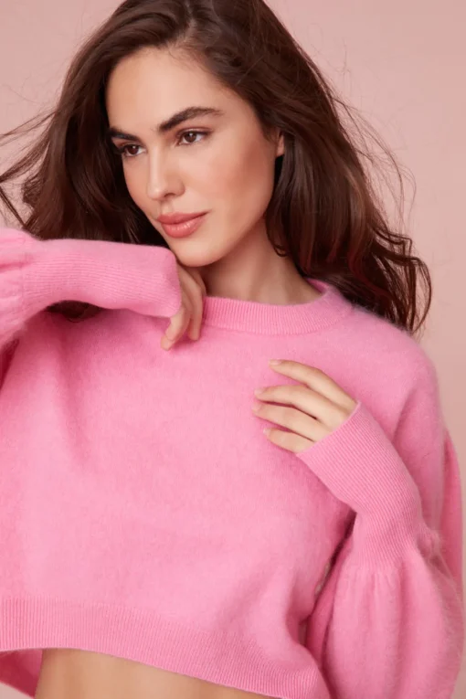 Women LoveShackFancy Candela Cashmere Pullover