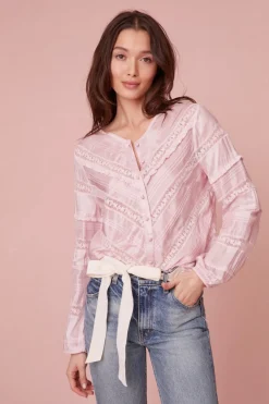 Women LoveShackFancy Carmolina Lightweight Blouse
