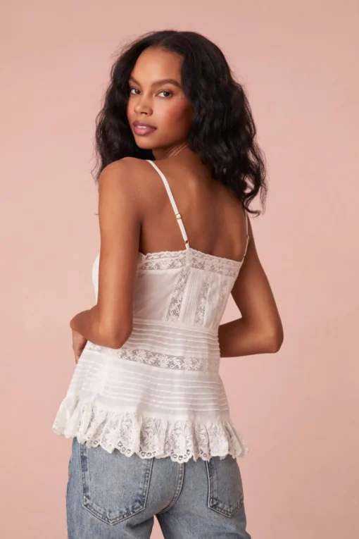 Women LoveShackFancy Charlieann Cotton Cami Top