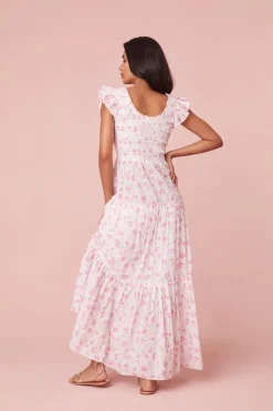 Women LoveShackFancy Chessie Cotton Maxi Dress