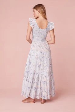 Women LoveShackFancy Chessie Cotton Maxi Dress