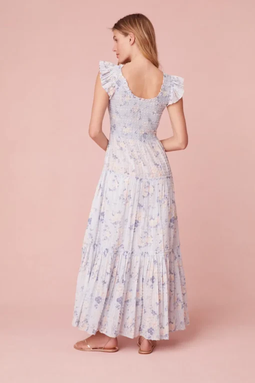 Women LoveShackFancy Chessie Cotton Maxi Dress