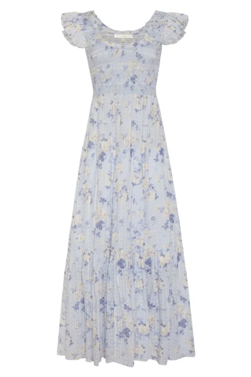 Women LoveShackFancy Chessie Cotton Maxi Dress