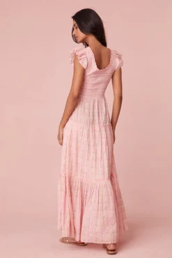 Women LoveShackFancy Chessie Cotton Maxi Dress