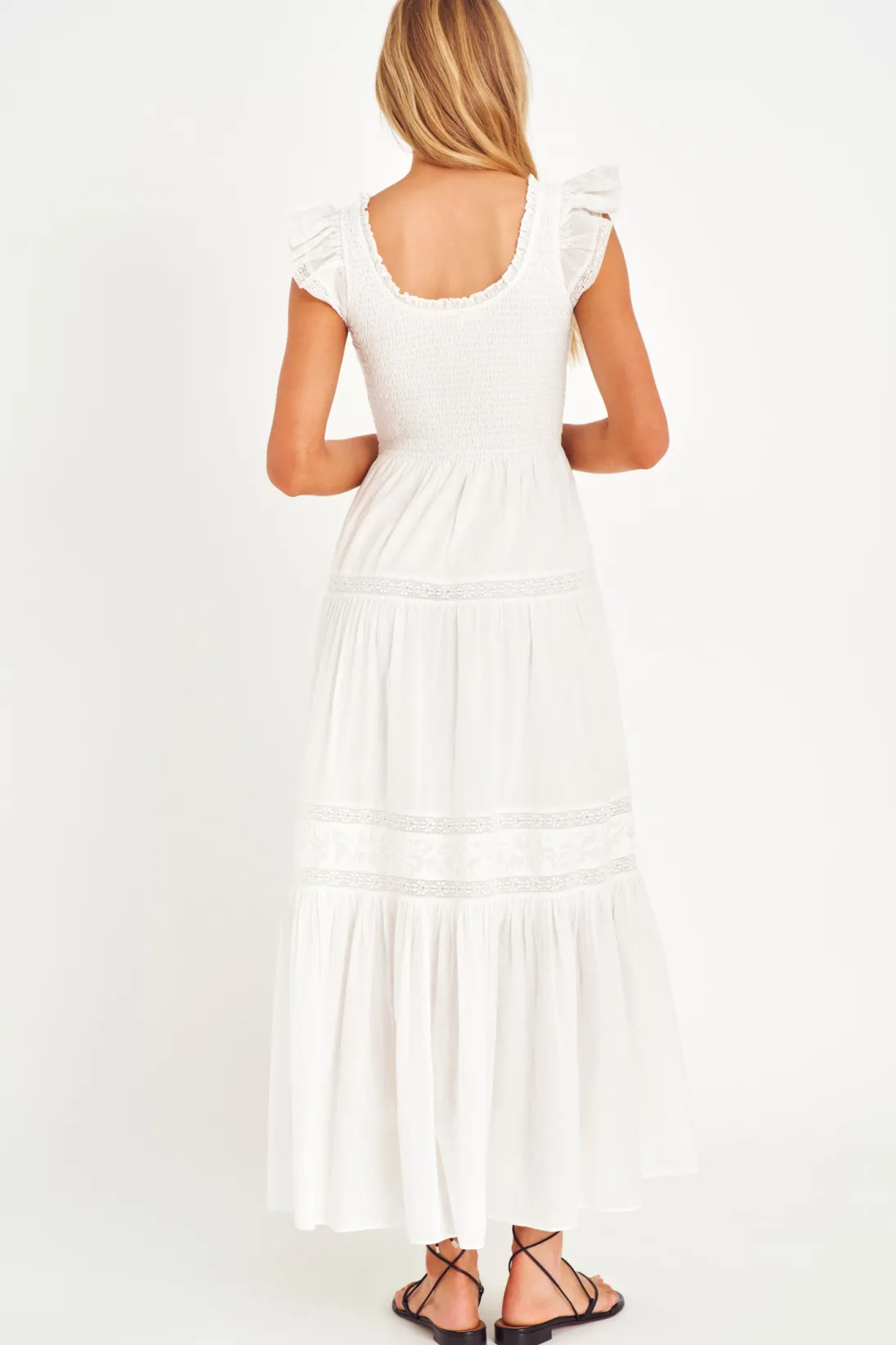 Women LoveShackFancy Chessie Heritage Cotton Maxi Dress