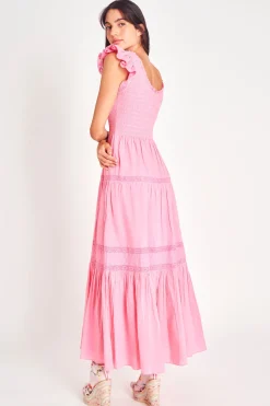 Women LoveShackFancy Chessie Heritage Cotton Maxi Dress