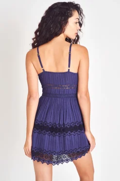 Women LoveShackFancy Cinnamon Striped Cotton Mini Dress