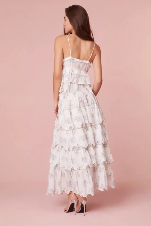 Women LoveShackFancy Cunningham Multi Tiered Maxi Skirt