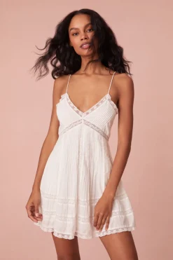 Women LoveShackFancy Docila Cotton Mini Dress