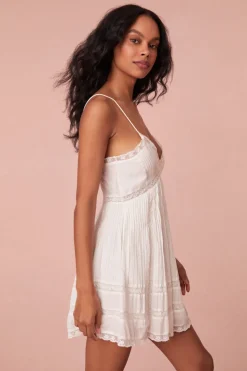 Women LoveShackFancy Docila Cotton Mini Dress