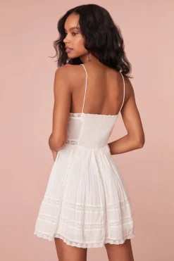 Women LoveShackFancy Docila Cotton Mini Dress