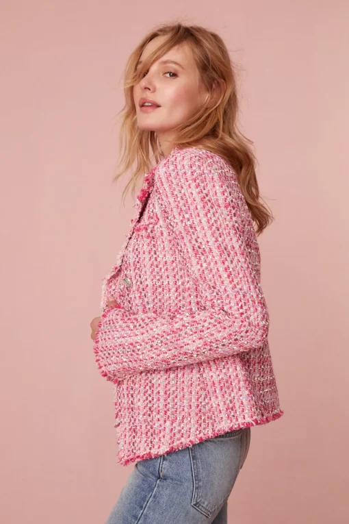 Women LoveShackFancy Duvel Tailored Tweed Jacket